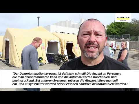 Erprobung Personendekontamination US-Army