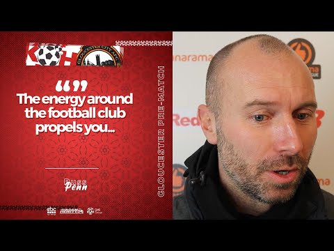 Russ Penn 27/01/22: Boss ahead of Gloucester City test...