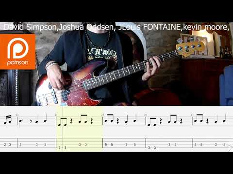 Whitesnake - Here I Go Again '87 BASS COVER + PLAY ALONG TAB + SCORE