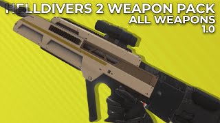 HELLDIVERS 2 WEAPON PACK | ALL WEAPONS BONELAB | PATCH 6
