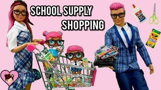 Download lagu LOL Teachers Pet Family Goes School Supply Shopping - Barbie Supermarket Toy mp3