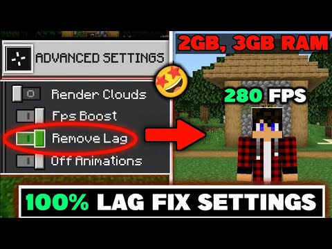 10 *SECRET* Tips To Reduce Lag in Minecraft Pe 🤩 || MCPE Lag Fix Settings || ultraplay mg