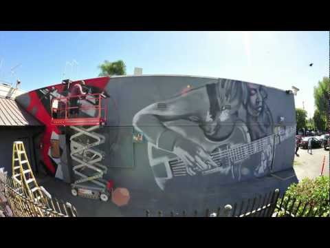 El Mac & Kofie Create Red Bull Sound Space At KROQ Mural Time-Lapse