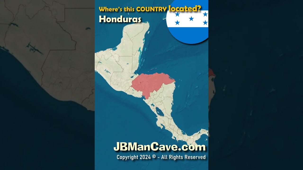 Where is HONDURAS located in the World? JBManCave.com #Shorts