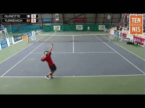 GUINOTTE (FRA) vs YURKEVICH (BLR) - Open Super 12 Auray Tennis - Court 4