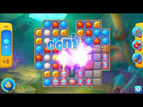 Fishdom 411 Level - NO BooSTERS