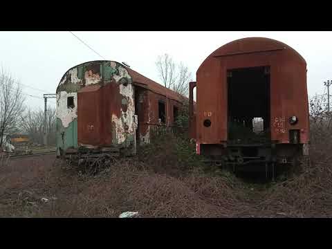 Sad Story on the Railway - Old, Rusty and Abandoned Train Wagons