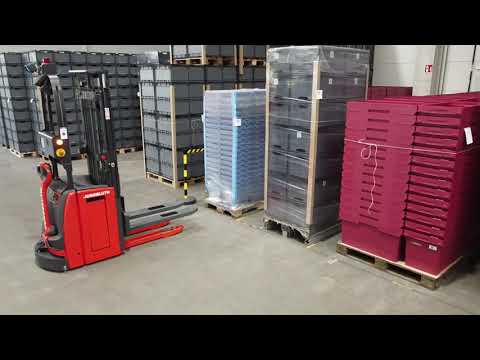 Automatisierter Linde L-Matic HD bei BITO-Lagertechnik – Effiziente Lagerprozesse in Aktion