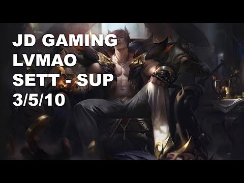 JD Gaming LvMao Sup Sett vs Nautilus - KR Challenger Patch 10.8