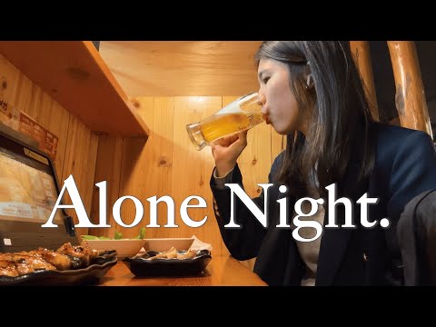 Alone in Tokyo After Work | 9pm–1am Cozy Night Routine I Stress, Beer 🍺 & Quiet Night