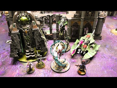 Warhammer 40k - Battlereport 561 - Necrons vs. Craftworlds Aeldari (DE)