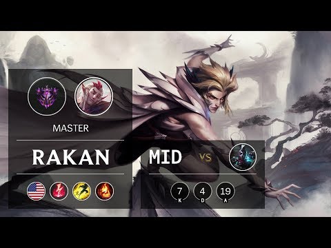 Rakan Mid vs Ekko - NA Master Patch 9.23