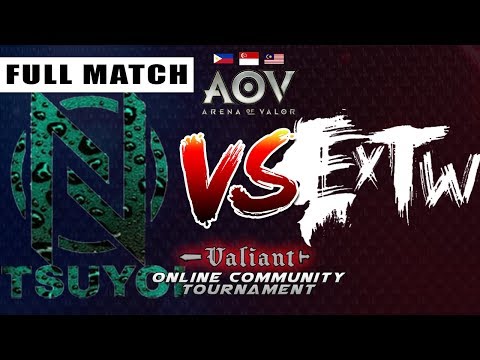 NovaPH Tsuyoi vs. ExTW - Round 1 - Full Match - AOV Valiant Online Community Tournament