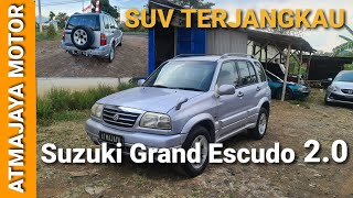 Suzuki Escudo 2.0 AT 2002 | Review edukasi dan Tips Trik Membeli Mobil SUV Bekas Murah Berkwalitas