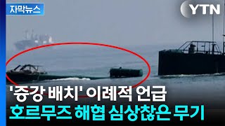 [자막뉴스] 호르무즈에 깔리는 '살상 돌고래'...심상찮은 기류 / YTN