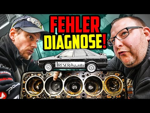 Marco & Björn auf FEHLERSUCHE! - Audi 90 Quattro 5 Zyl TURBO - Diagnose: KOPFDICHTUNGSSCHADEN!
