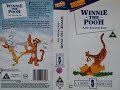 Winnie The Pooh And Tigger Too 1995 UK VHS
