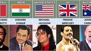 Legendary Male Singers From Different Countries