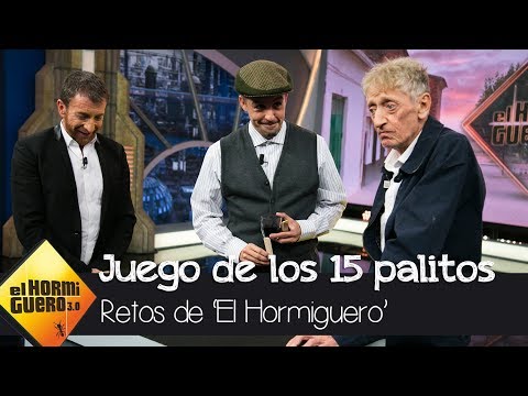 Don Rogelio gana a Enrique San Francisco en el 'Juego de los 15 palitos' - El Hormiguero 3.0
