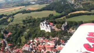 preview picture of video 'Flug über Burg Ranis bei Pößneck'