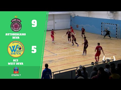 Liga 1 Futsal Casa Pariurilor, Etapa 7: Autobergamo Deva - ACS West Deva 9-5, 3.11.2025