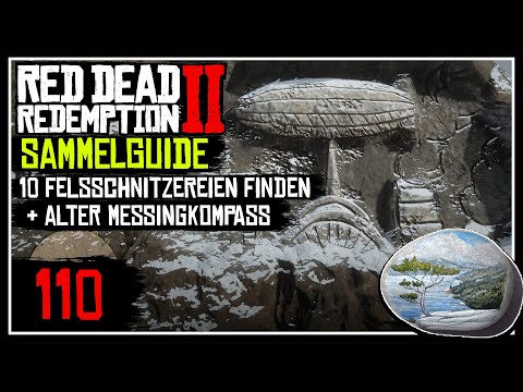 Sammelguide: Alle 10 Felsschnitzereien finden! ★ RED DEAD REDEMPTION 2 🐎 ★ [100% | PART 110]