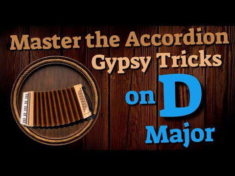 Free Beginners Gypsy Accordion Improvisation Lesson - Part 1 (D Major scale)