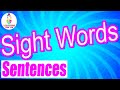 Read SIGHT WORDS with Sentences for Kids (Repeat the Word & Sentence)