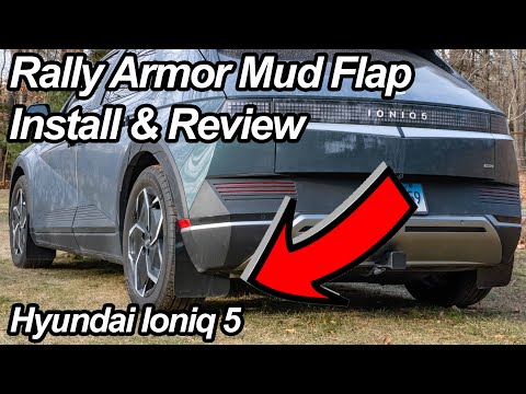 Rally Inspired Mud Flaps for Hyundai Ioniq 5! | Made in US