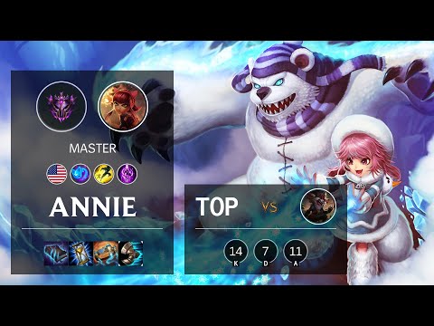Annie Top vs Kled - NA Master Patch 10.13