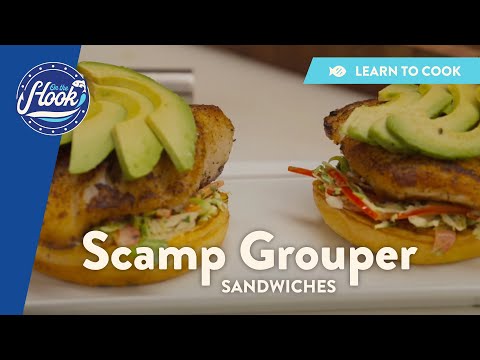 How to Cook a Scamp Grouper Sandwich | On the Hook