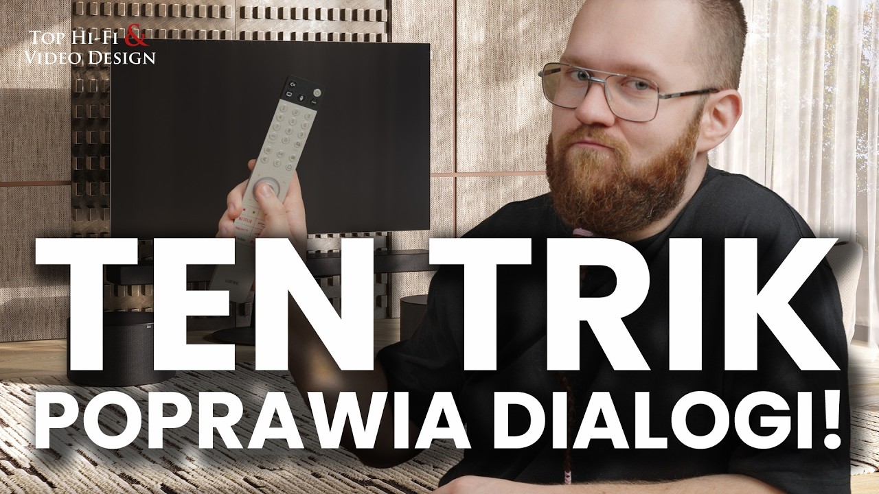 Jak poprawić dialogi w telewizorze gdy głosy są za ciche?