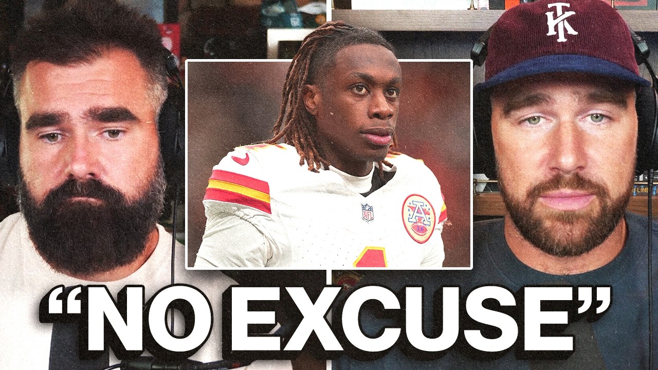 Travis Kelce explains ‘frustrating’ collision that resulted in Xavier Worthy's injury