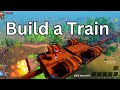 How to Build a Simple Train in LEGO Fortnite #LegoFortnite