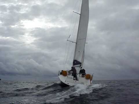 Heaving to at high speed.