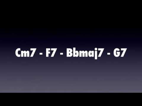 Medium Swing 2-5-1-6 Jazz Backing Track (Bb)