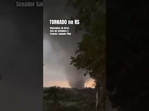 Tornado no RS: Municípios de Giruá, Sete de Setembro e Senador Salgado Filho foram afetados.