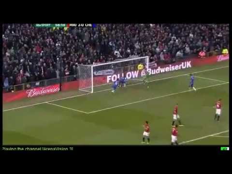 Eden Hazard super goal vs. Man Utd (10/03/2013)