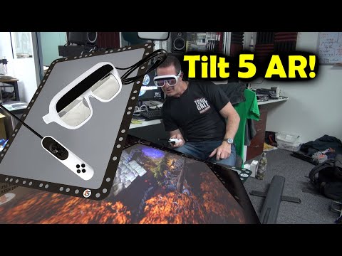 EEVblog 1488 - Tilt Five Augmented Reality AR Glasses - First Reaction!