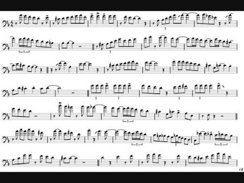 JJ Johnson 'A Night in Tunisia' Trombone Solo Transcription