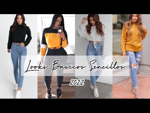 MODA 2022 PARA MUJER OUTFITS CASUALES SENCILLOS TENDENCIAS ROPA DE MODA JEANS MODA Y TENDENCIAS 2022