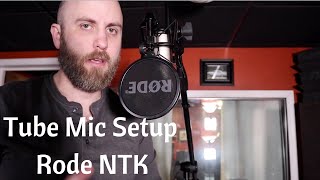 Video thumbnail for Rode NTK Tube Microphone and SM6 Setup by Doctor McFarland Studios