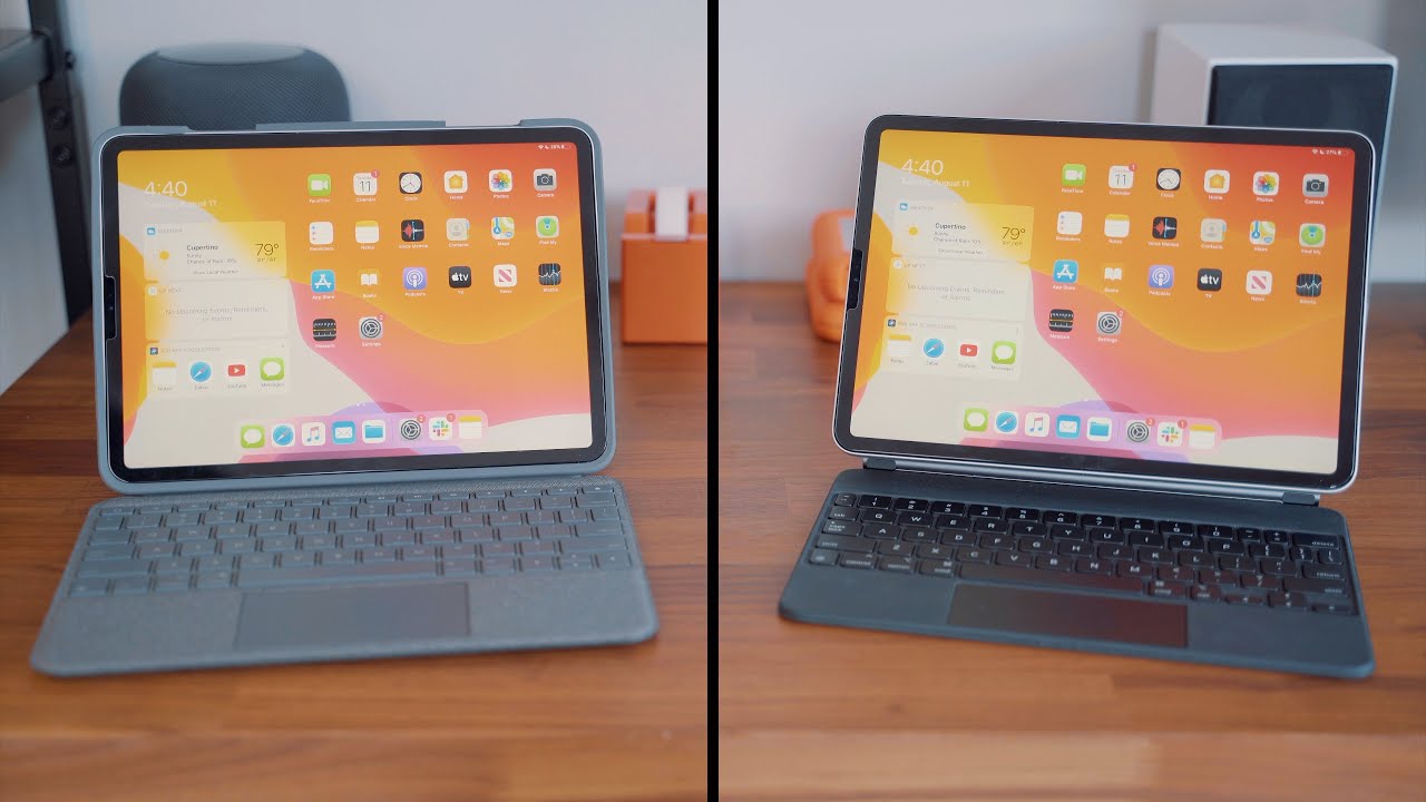 Logitech's Folio Touch vs Apple's Magic Keyboard for 11" iPad Pro!