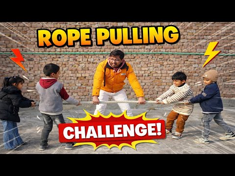 Rope Pulling Challenge with Kids | Bravo G