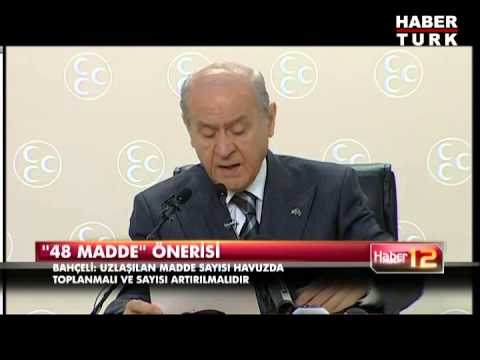 Bahçeli 48 madde önerisi hakkında konuştu