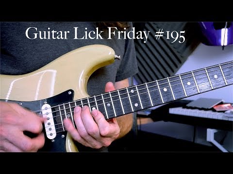 Lick Friday week 195 - Energetic bursts with melody in Am