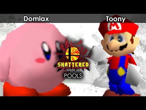 Smash 64: SMT | Domlax (Kirby) V Toony (Mario) - Shattered 103 Tournament SSB64