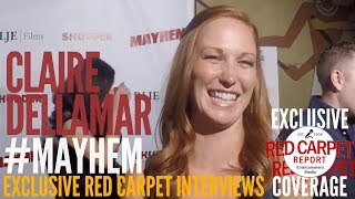 Claire Dellamar interviewed at the Mayhem Premiere at #BeyondFest video
