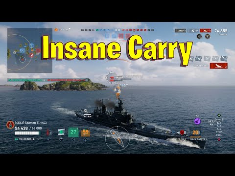 Insane Carry With 2 Great Teammates in World of Warships Legends!