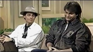 Johnny Depp and Peter DeLuise on NBC News Today (1988 Interview) video